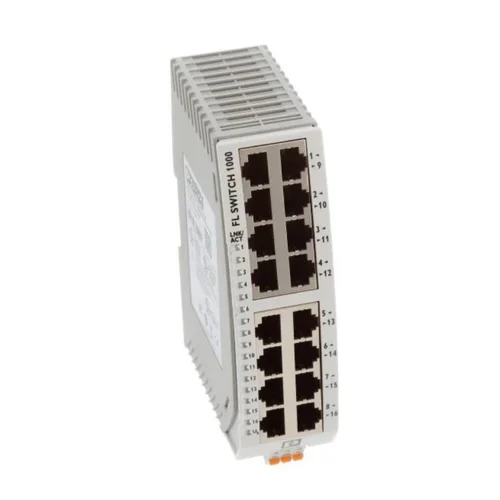 PHOENIX CONTACT 1085255, 16 PORTS UNMANAGED INDUSTRIAL ETHERNET SWITCH
