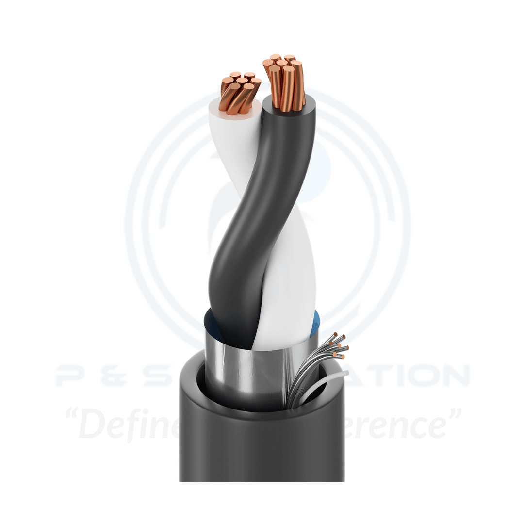 BELDEN 1032A, 18 AWG 1-PAIR SHIELDED INSTRUMENTATION CABLE