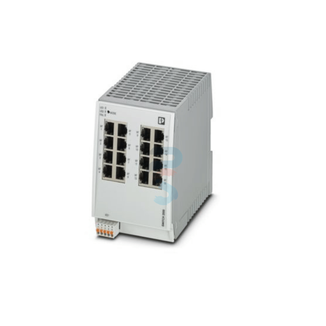 PHOENIX CONTACT 2702904, FL SWITCH 2216, 16 PORT MANAGED SWITCH 2000 SERIES