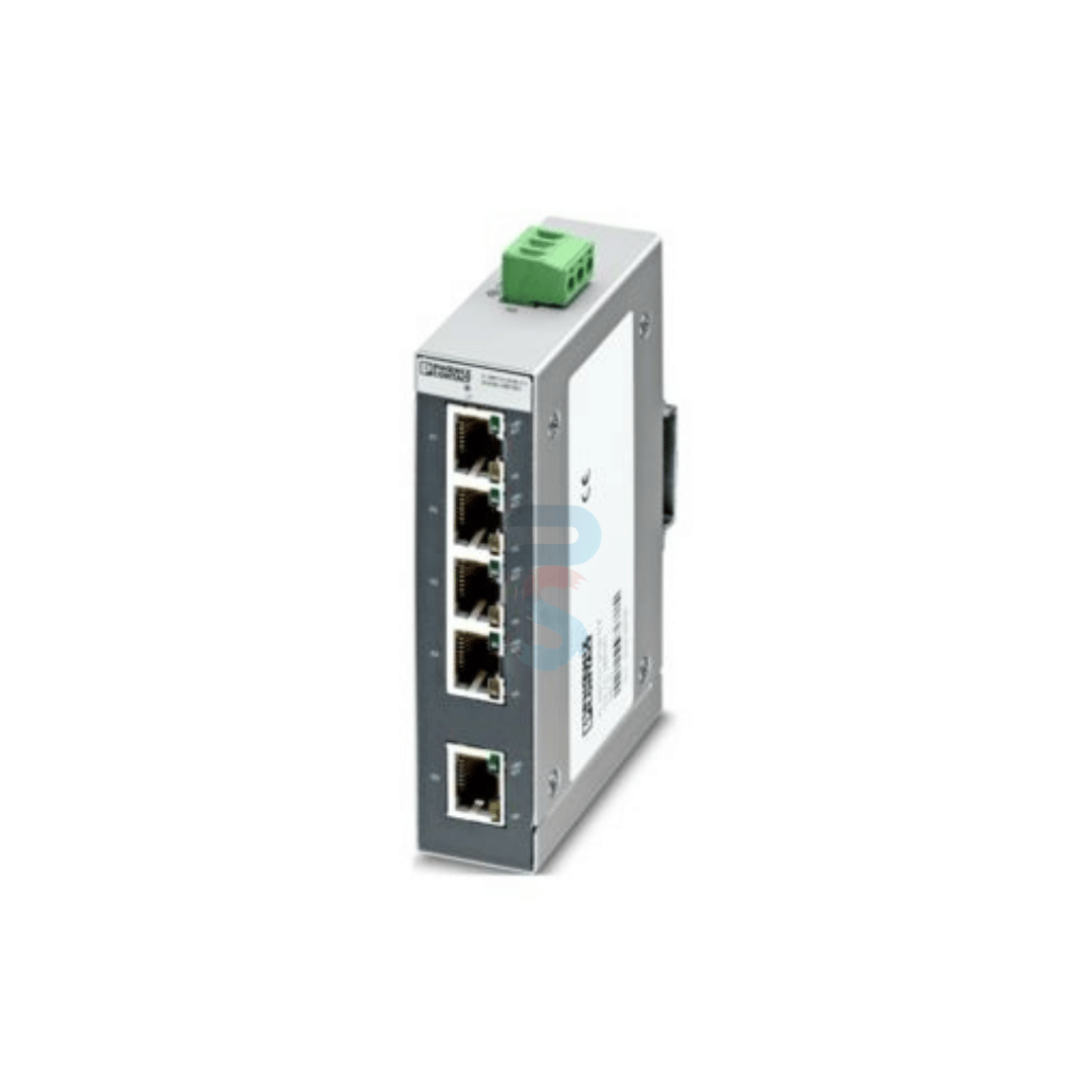 PHOENIX CONTACT 2891001, FL SWITCH SFNB 5TX PHOENIX 5 PORT ETHERNET SWITCH , METALIC BODY