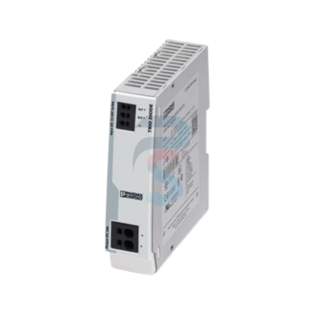 PHOENIX CONTACT 2907380, TRIO2-DIODE12-24DC2X101X20 12-24V DC 2X10A  1X20A TRIO DIODE REDUNDANCY MODULE