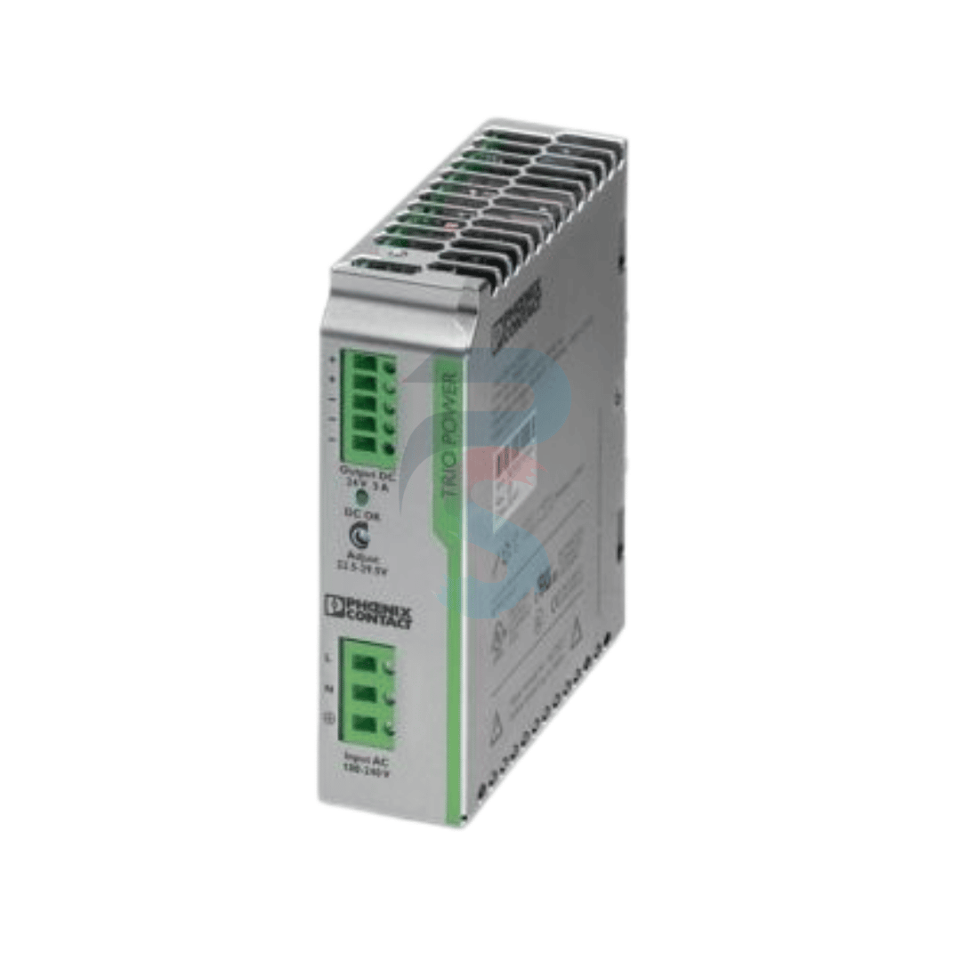PHOENIX CONTACT 2866310, TRIO-PS1AC24DC5 1PH 24VDC 5A POWER SUPPLY