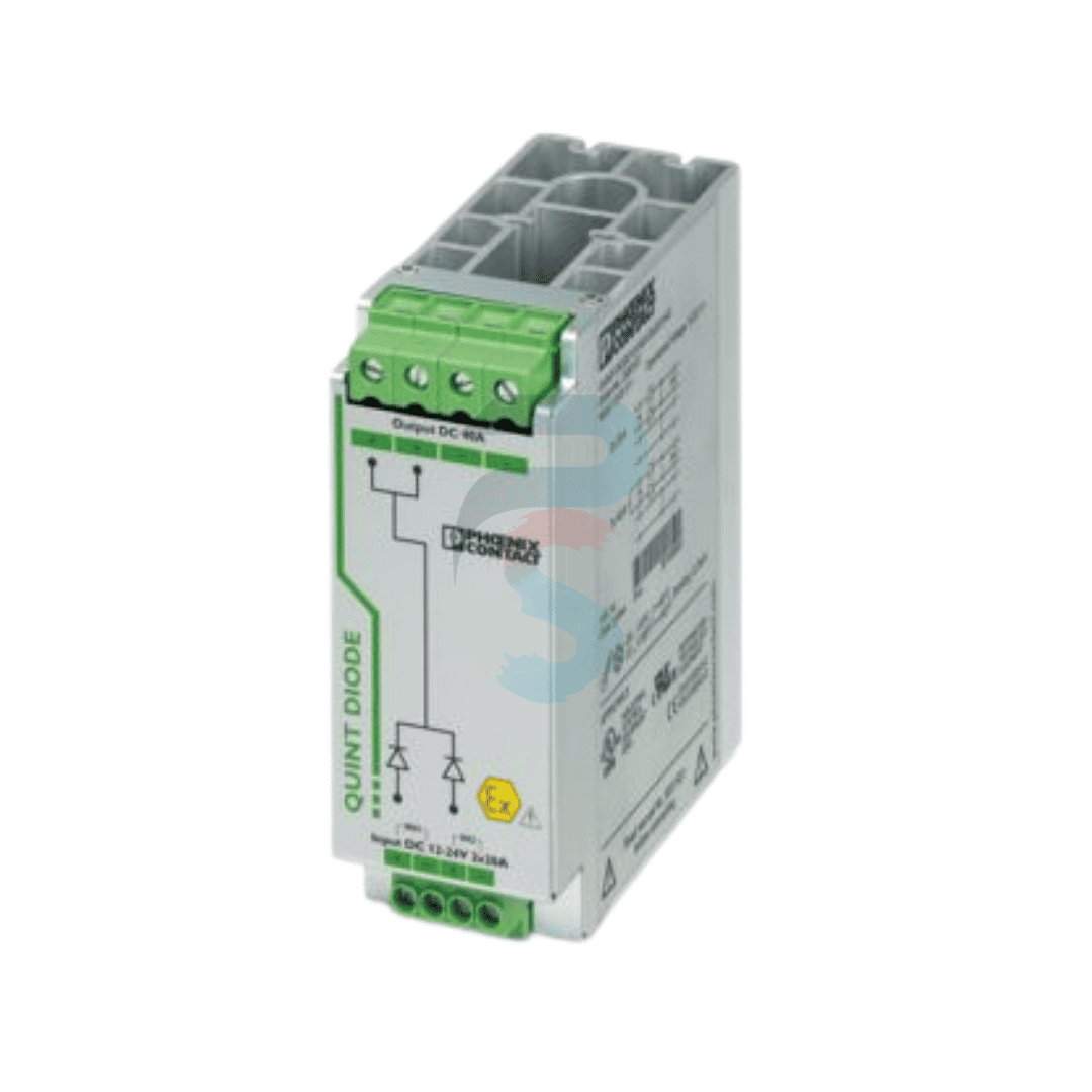 PHOENIX CONTACT 2320157, QUINT-DIODE12-24DC2X201X40 12-24VDC 2X20A  1X40A DIODE REDUNDANCY MODULE