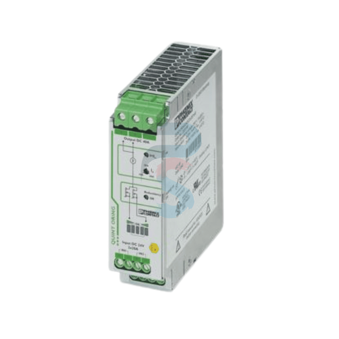 PHOENIX CONTACT 2320186, QUINT-ORING24DC2X201X40 24VDC ACTIVE REDUNDANCY MODULE