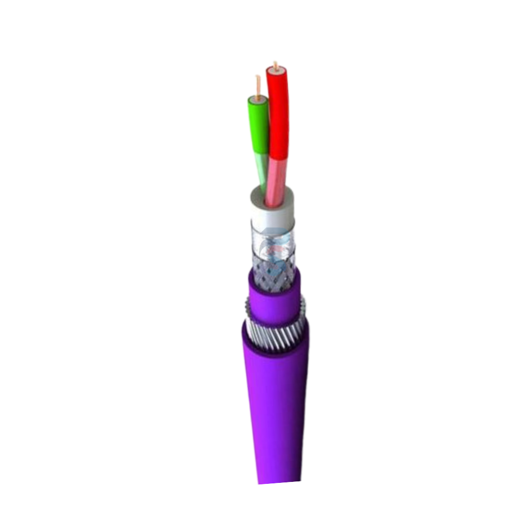 BELDEN YZ65745, PROFIBUS ARMORED CABLE 1 PAIR 22AWG SHIELDED OIL-RESISTANT PVC JACKET