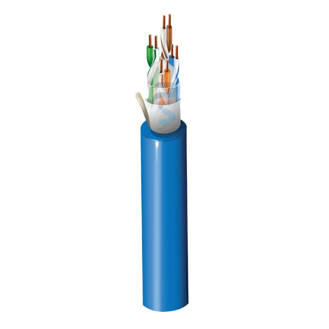 BELDEN 10GA22, CAT6A 4-PAIR 23 AWG UTP PLENUM/INDOOR CABLE